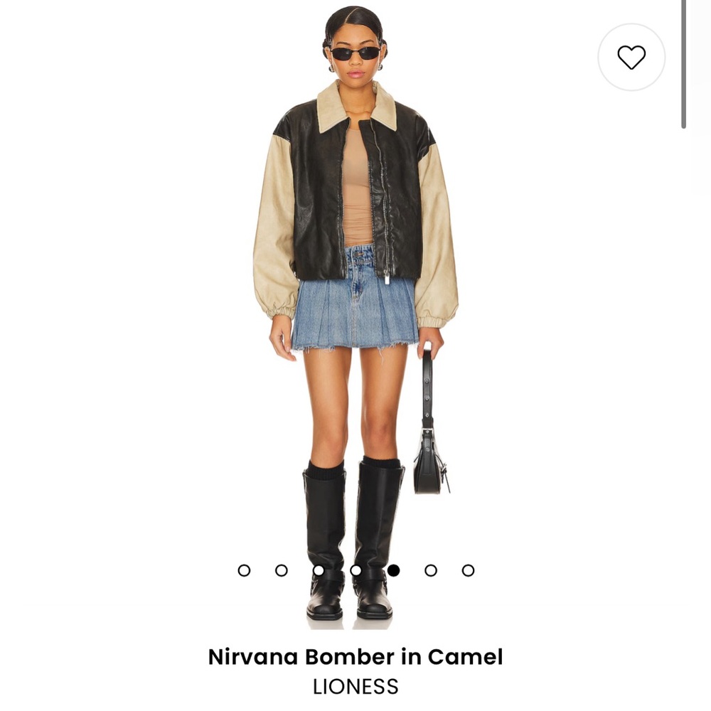 Lioness Nirvana Bomber Jacket in Camel